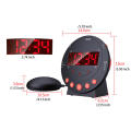 Digital Alarm Clock Intense Vibration USB Charging Large Display Bed Shaker Bedroom Clock Super Loud LED Display for Heavy Sleepers Home Use Wake-up Aid Management Auditory Impaired.