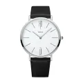 Men Watch Fashion Ultra-thin Simple Watches Men Waterproof Leather Strap Quartz Watch For Men Wristwatch.