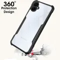 For Samsung Galaxy A07 Edge-Reinforced Shockproof Cushion Back Clear Hybrid Transparent Hard Cover Casing-E_Store.