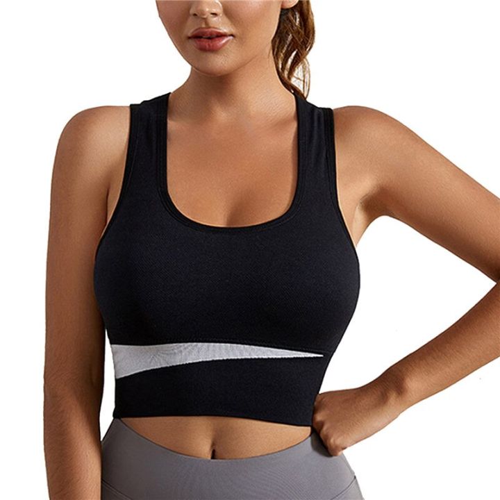 Sports%20Yoga%20Bra%20For%20Women%20Mesh%20Breathable%20Crop%20Top%20Underwear%20Push%20Up%20Gym%20Fitness%20Active%20Bras%20Seamless%20Running%20Vest%20Camisole%20-%20Image%203