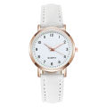 Luminous Watch For Women Fashion Casual Leather Belt Watches Simple Ladies Frosted Round Digital Quartz Wristwatches Reloj Mujer.