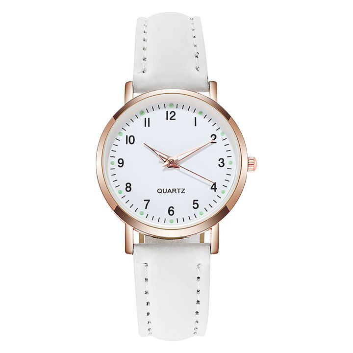 Luminous%20Watch%20For%20Women%20Fashion%20Casual%20Leather%20Belt%20Watches%20Simple%20Ladies%20Frosted%20Round%20Digital%20Quartz%20Wristwatches%20Reloj%20Mujer%20-%20Image%202