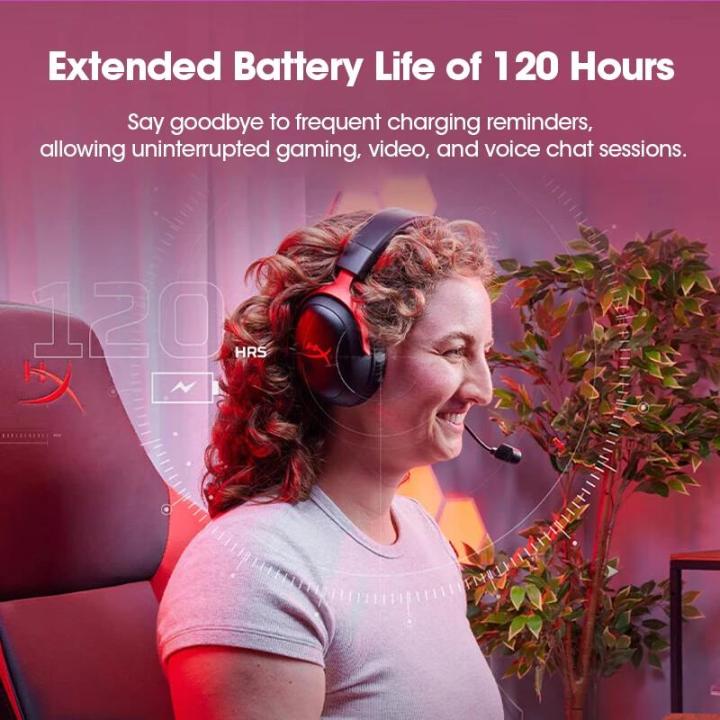 HyperX%20Cloud%203%20IIl%20Wireless%20Gaming%20Headset%20FPS%20headset%20Noise%20Cancellation%20Condenser%20mic%20120%20hours%20battery%20life%20For%20PC%20PS4/PS5%20-%20Image%202