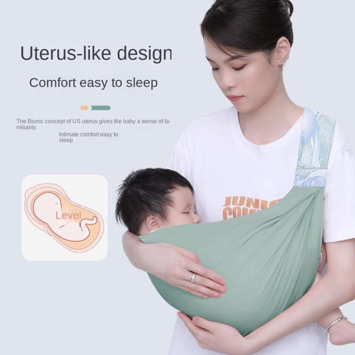 Easy Storage Fabric Adjustable Baby Sling Wrap Support Cloth Dual Use Baby Carrier Soft Wrap Baby Wrap Suspenders Baby