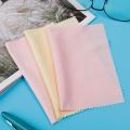 1/2pcs Random Colorful Microfiber Eyeglasses Lens Cleaning Cloth Eyewear Accessories For Women Men.