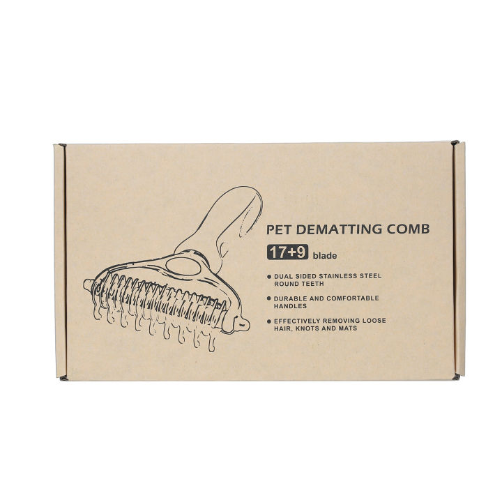 Pet%20Knotting%20Comb,%20a%20Pet%20Grooming%20Tool%20for%20Cats%20and%20Dogs%2012+23%20Blades,%20Grooming%20Small%20and%20Large%20Dogs%20with%20Medium%20to%20Long%20Hair%20to%20Prevent%20Tangles%20Yellow%20-%20Image%204