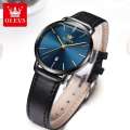 Celebrity endorsement of Olysys brand hot selling thin waterproof couple quartz watch, men's watch. 