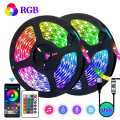 Smart RGB LED Strip Lights with Remote and App Control - USB Powered 5050.