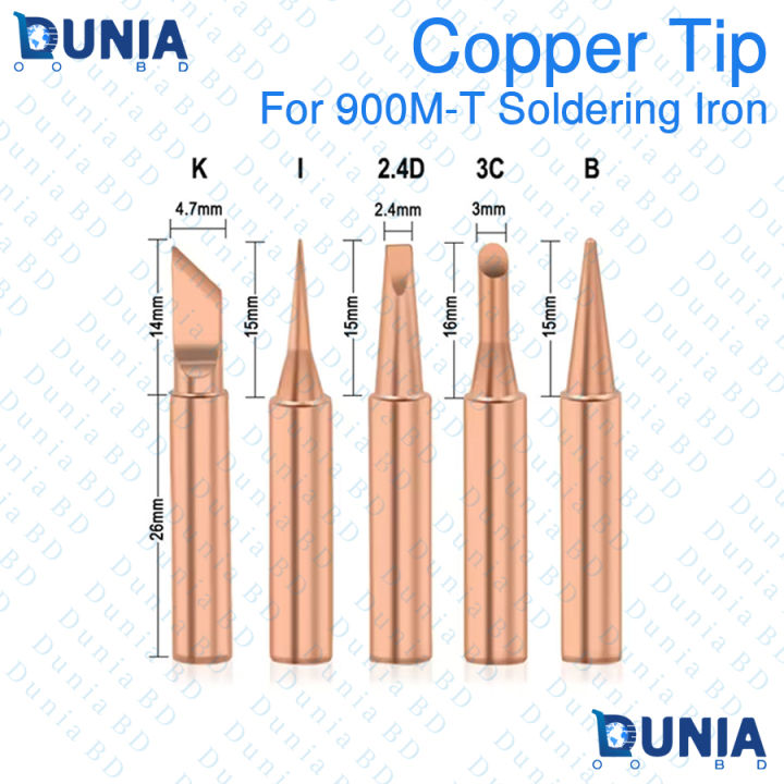60watt 900M-T Soldering Copper Bit K I B 3C 2.4D