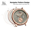 LouisWill Men's Watch True Leather Strap Watch Fashion Waterproof Watch Wrist Watch Luminous Pointer Function Watches Calendar Window Design 5 AMT Waterproof Watch For Men. 