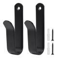 【support】 1/2Pcs Durable Wall Mount Clips Snowboard Storage Hook Wall Rack Stand Solid Steel Wall Hanger Home Garage Multifunctional Surfboard Holders. 