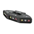 Audio Video Switcher 3-Way AV Selector Switch Box Multi Input Output Adapter - intl. 