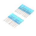 10pcs Plastic Handle Stubby Mini Pocket Cross Flathead Screwdriver Tool Encounter. 