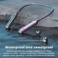 HLstar®d18 Wireless Bluetooth Earphones 5.3 Neckband Bluetooth Headphones Gaming LED Display HIFI Headset Sports TWS Earbuds With Mic TF Card With Microphones For Mobile.