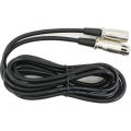 cord microphone Black 2.5M / 1M Long 3 Pin XLR Male to Female Extension Microphone Mic Cable For Phantom Power.