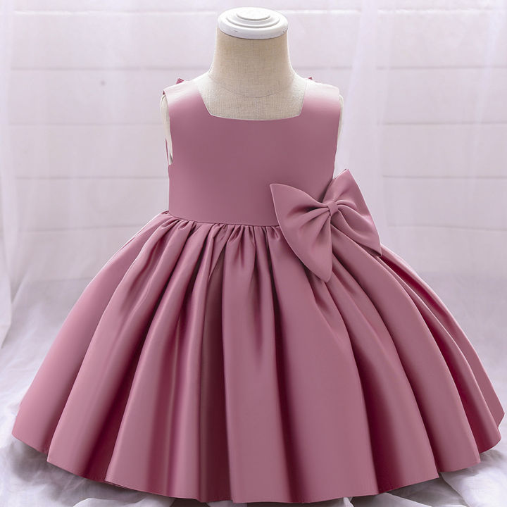 DSstyles%20Flower%20Girl%20Bow%20Tutu%20Dress%20Kids%20Baby%20Girl%20Princess%20Dress%20Bow%20Dresses%20Summer%20Wedding%20Party%20Pageant%20Gown%20-%20Image%208
