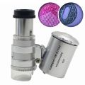 【Hottest Trends】 Professional HD Handheld Magnifying Illuminated Microscope 60X Jeweler Magnifier.