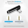 USB Type C 3.5 Jack Earphone Adapter USB C To 3.5mm Headphones AUX Audio Adapter Cable For Huawei Type C To 3.5mm. 