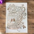 Stencil for Wall & Fashion Painting Template 10 by 8 inch..