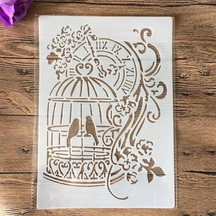 Stencil for Wall & Fashion Painting Template 10 by 8 inch.