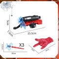 Spiderman Web Dart Blaster Toys Set - (Launcher, Glove, 3 Pieces Rubber Shooter Toy for Kids). 