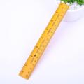 Yellow Wooden Ruler Wooden Ruler 15/20/30cm Single Sided Double Scale Ruler Student Learning Stationery.