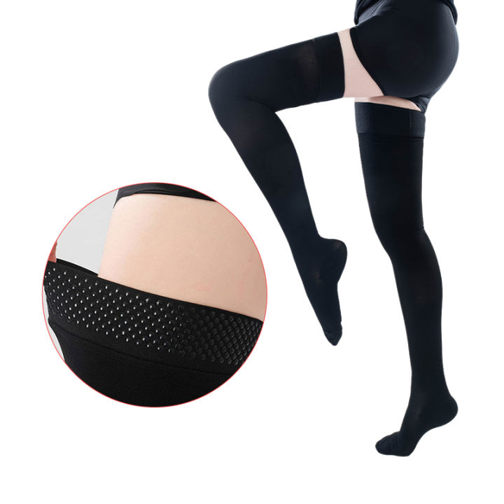 Medical%20Compression%20Stockings%2020-30mmHg%20Graduated%20Pressure%20Thigh%20High%20Elastic%20Nursing%20Socks%20for%20Varicose%20Veins%20Edema%20Swelling%20-%20Image%205