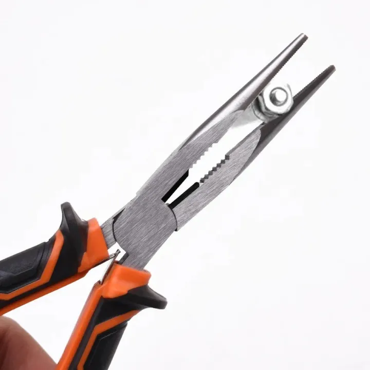 HARDEN%208"%20Long%20Nose%20Plier%20Range%20Hand%20Tool%20Pliers%20carbon%20steel%20560158%20-%20Image%202
