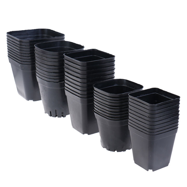 10pc%20Black%20Flower%20Pots%20Plastic%20Pots%20Small%20Square%20Pots%20for%20Succulent%20plants%20Layor%20-%20Image%207