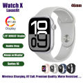 Watch X Laxasfit Double Strap Smart Watch 2.29 Inch AMOLED Display Bluetooth Call Wireless Charging Smart Watch. 