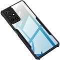 Back Cover for Poco M4 Pro 5G(Transparent,Black). 