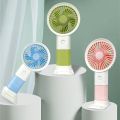 1 pcs Handheld High Wind Portable Fan with Stand for summer cull wind.