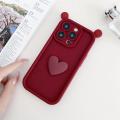 Case Cover For OPPO Reno 4Z 4 3 2 5 7 Pro 6 Plus A36 A76 A96 A92S Realme 9i 4G Phone Case Liquid Silicone Silicone Angel Eyes Cute 3D Ears Love Heart Cute Protection Couple INS Full Protection Fashion Luxury Cartoon Shockproof Camera Protective. 