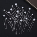 Bridal Tiara Wedding Design Hair Tools Pin U-shaped Pearl Pin Hair Accessories. 