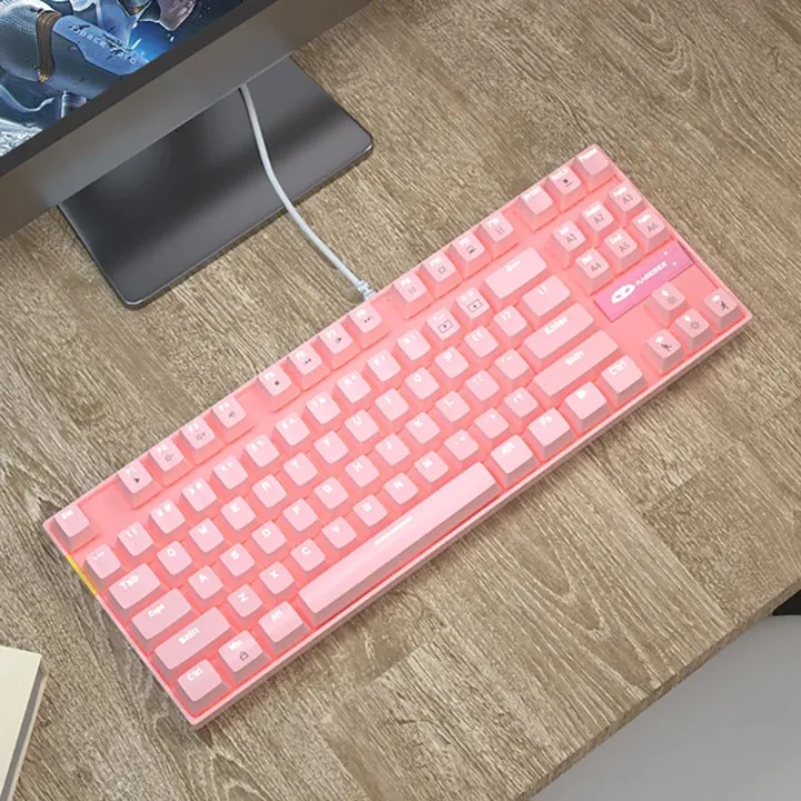 MageGee%2075%25%20Mechanical%20Gaming%20Keyboard%20with%20Blue%20Switch,%20LED%20Blue%20Backlit%20Keyboard,%2087%20Keys%20Compact%20TKL%20Wired%20Computer%20Keyboard%20-%20Image%207