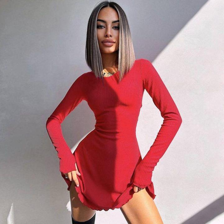winter%20Long%20Sleeve%20and%20long%20body%20%20Tops%20Frock%20%20bodycon%20tops%20women%20-%20Image%202