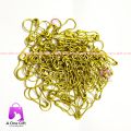 100 Pieces Golden Colour Metal Hijab Safety Pin ( Small Size )  For Women. 