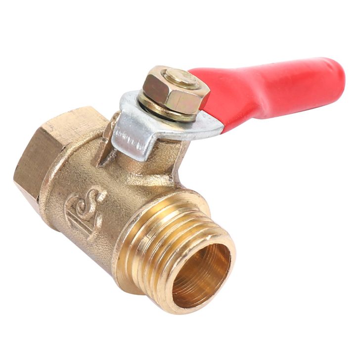 16PCS%201/4%20Inch%20Heavy%20Duty%20Brass%20Ball%20Valve%20Shut%20Off%20Switch%20Male%20and%20Female%20NPT%20Thread%20Pipe%20Fitting%20-%20Image%202