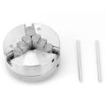 Jaw Manual Chuck Independent Turning Machine Accessories 3 Manual Lathe Chuck High Carbon Steel Self-Centering Mini Drill. 
