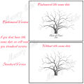 Custom Theme Name Date Fingerprint Diy Signature Tree Painting For Birthday Baby Shower Wedding Party Decoration Souvenir.