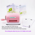 Portable Manual Die Cutting & Embossing Machine DIY Scrapbooking Die-Cut Machine with Cutting Pads for Paper Card Making Decoration Arts & Crafts Handmake Projects Tools. 