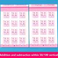 80 Pages Arithmetic Exercise Books Addition Subtraction Handwritten Workbook Mathematics Supplies for Children Notebooks. 