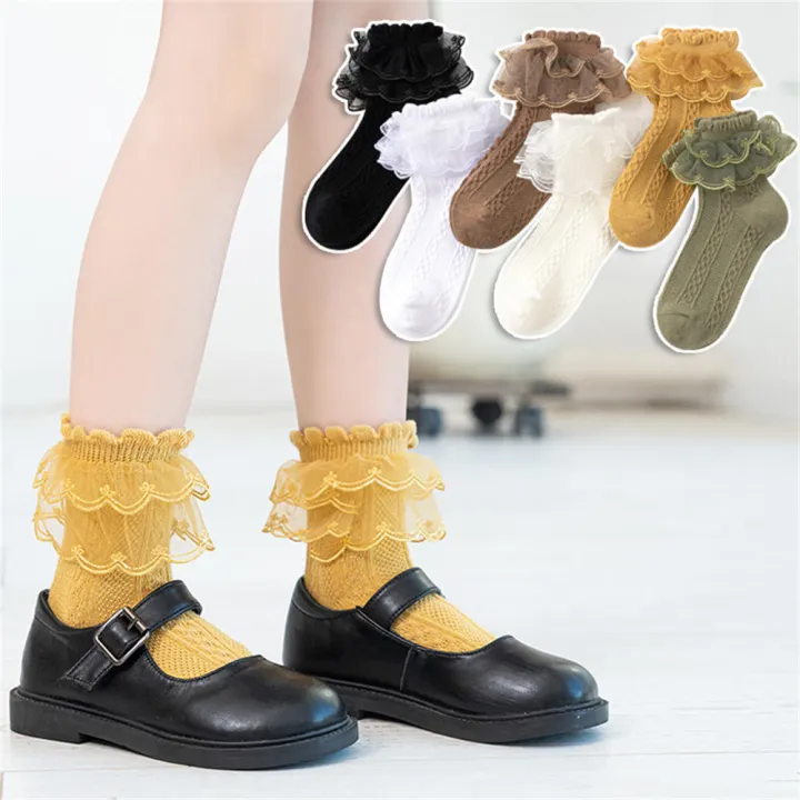 Princess%20Fashion%20Soft%20Girl%20Women%20Lace%20Ankle%20Socks%20-%20Image%203