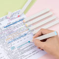 6 pcs/Pastel highlighters/Stationery/Pastel markers/Water-based markers/Inexpensive text highlighters f0643. 