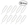 10 Pcs SIM Card Tray Holder Eject Pin Tool / sim ejector pin for any phone. 