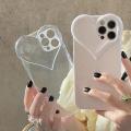 Pro M 12 11 for iPh Cardioid Phone Case for Korean Cartoon Cute one 15 14 13ax XR 7 8 plus Soft Clear Lens Case. 