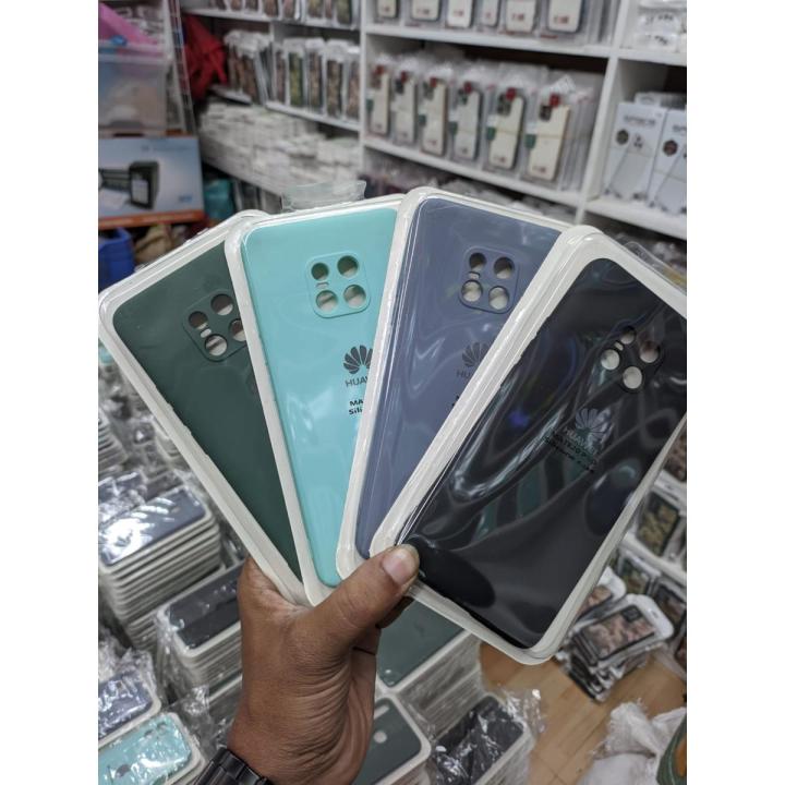 FOR HUAWEI MATE 20 PRO PREMIUM SILICONE BACK COVER ( INBOX FOR COLOR CHOOSE )