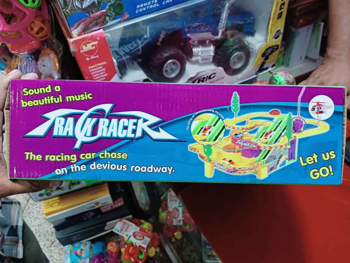 TOYMANIA%20Amazing%20Track%20Racer%20CAR%20Racing%20Toy%20Game%20Set%20for%20Kids.%20%7C%20with%204%20Racing%20Cars%20and%20Helicopter.%20%7C%20Colorful%20Flashing%20Light%20Effects%20&%20Music.%20%7C%20Action%20Toy%20Game%20Set%20-%20Image%208
