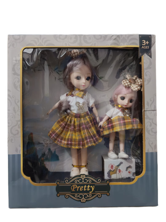 рџњё Pretty Doll Set With Matching Outfits вђ 2 Pieces рџњё Daraz Bd