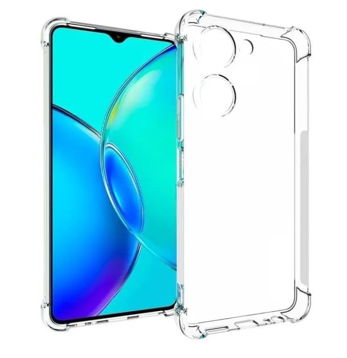 Vivo Y03/Y18 Premium Silicone Case Crystal Clear Soft TPU Ultra-Thin Transparent Flexible Protective Mobile Phone Back Cover